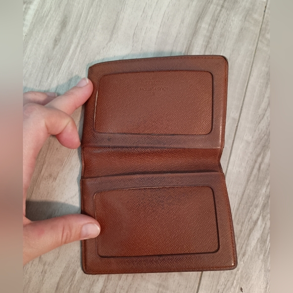 LOUIS VUITTON Porto 2 Carte Vertical Monogrammed Canvas BRW BRW Men - Picture 6 of 10